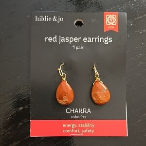 Hildie & Jo Red Jasper Earrings